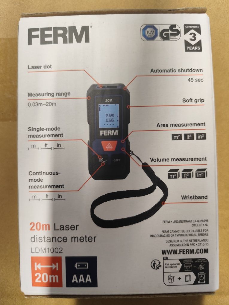 Dalmierz laserowy ferm nowy