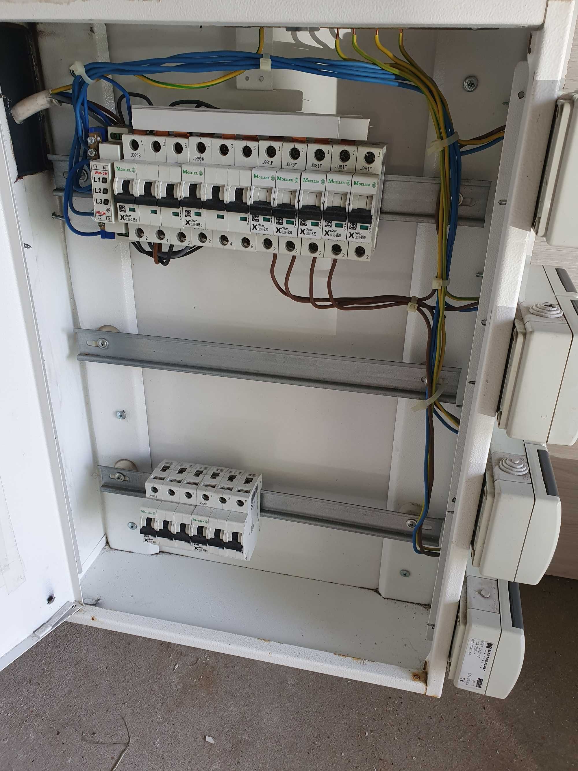 Skrzynka elektryczna, erbetka, rozdzielnica