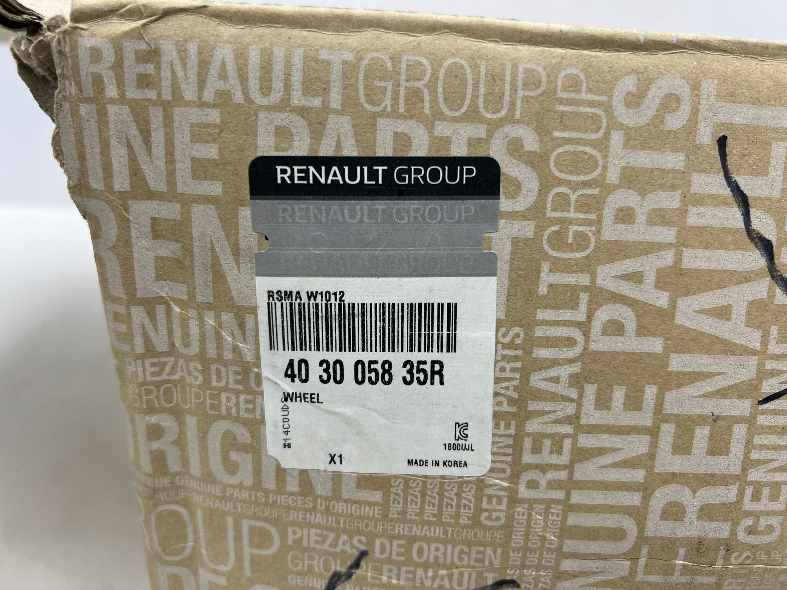 Renault Arkana Captur II Felga koło 7Jx18 ET35 5x114.3 oryginał N