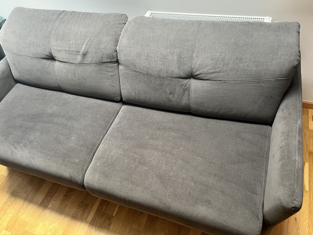 Sofa z materacem premium BIOTEX – bardzo wygodna, stan bdb