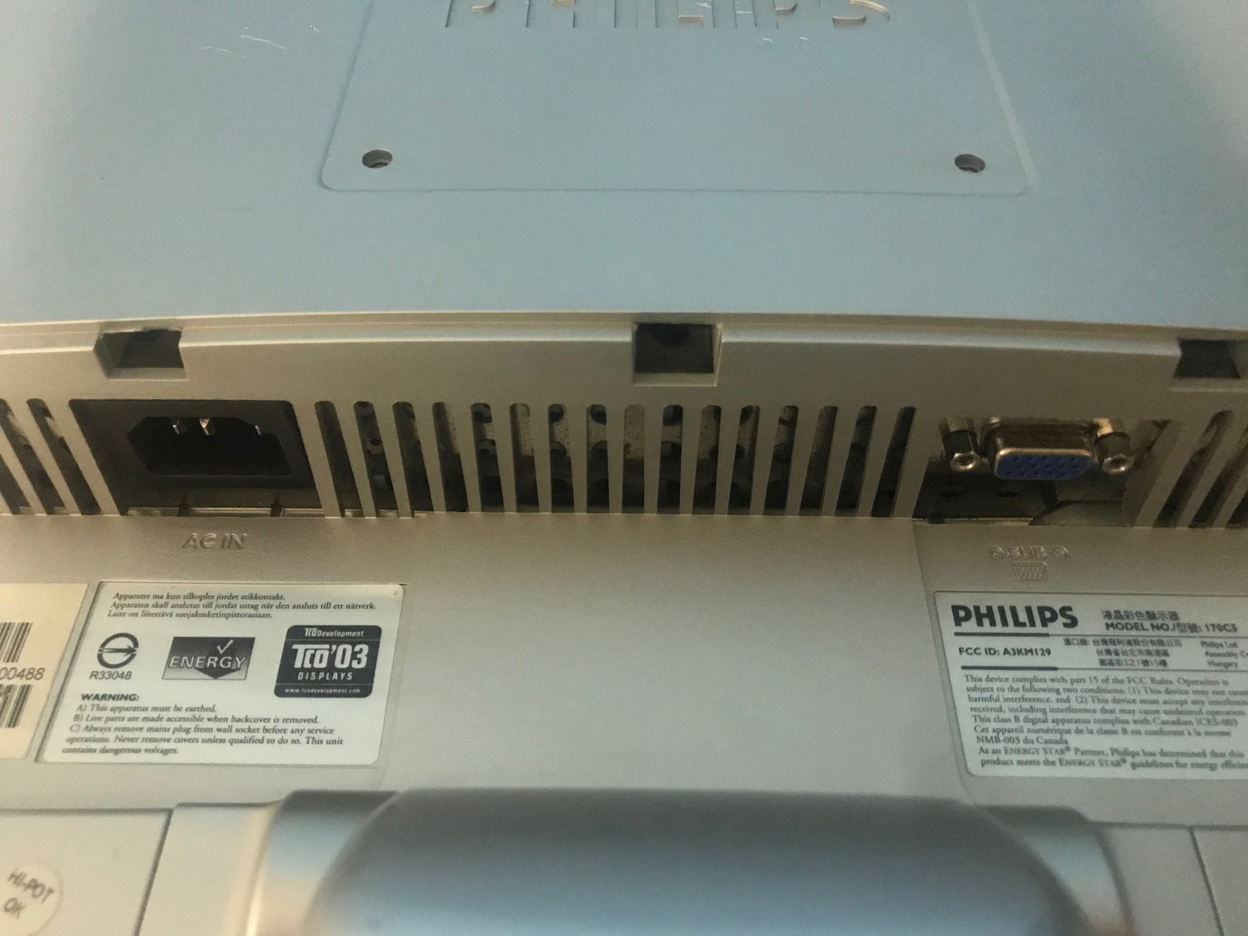 Monitor Philips 17”