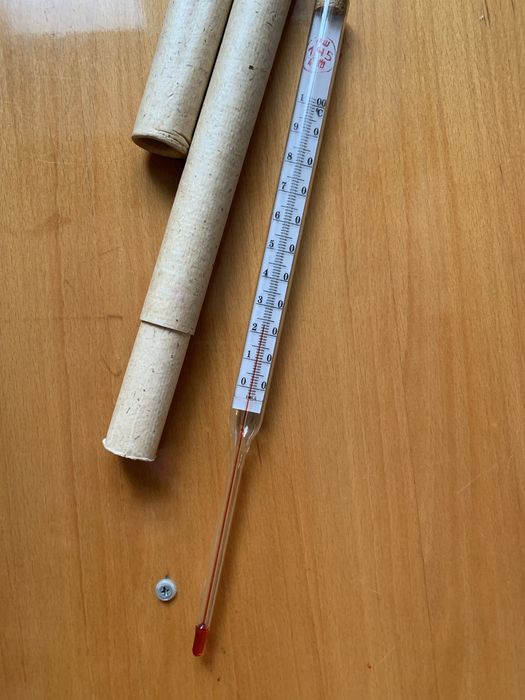 Термометр градусник спиртовий 100