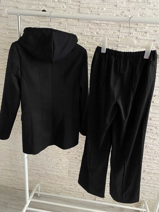 BLM By love me garnitur marynarka z kapturem +  szerokie spodnie