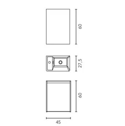 Movel wc 45cm Royo Enjoy NOVO