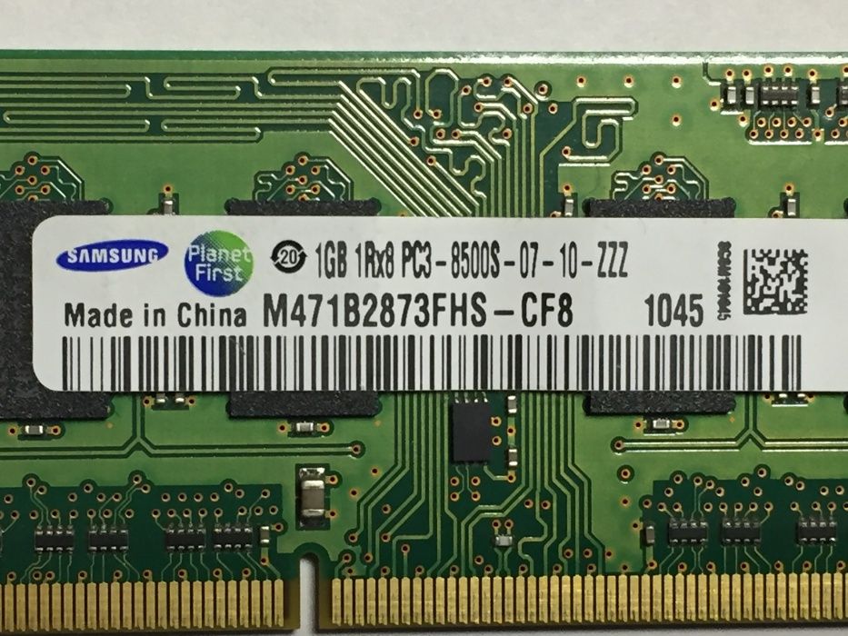 Pamięć RAM Samsung 1GB 1Rx8 PC3