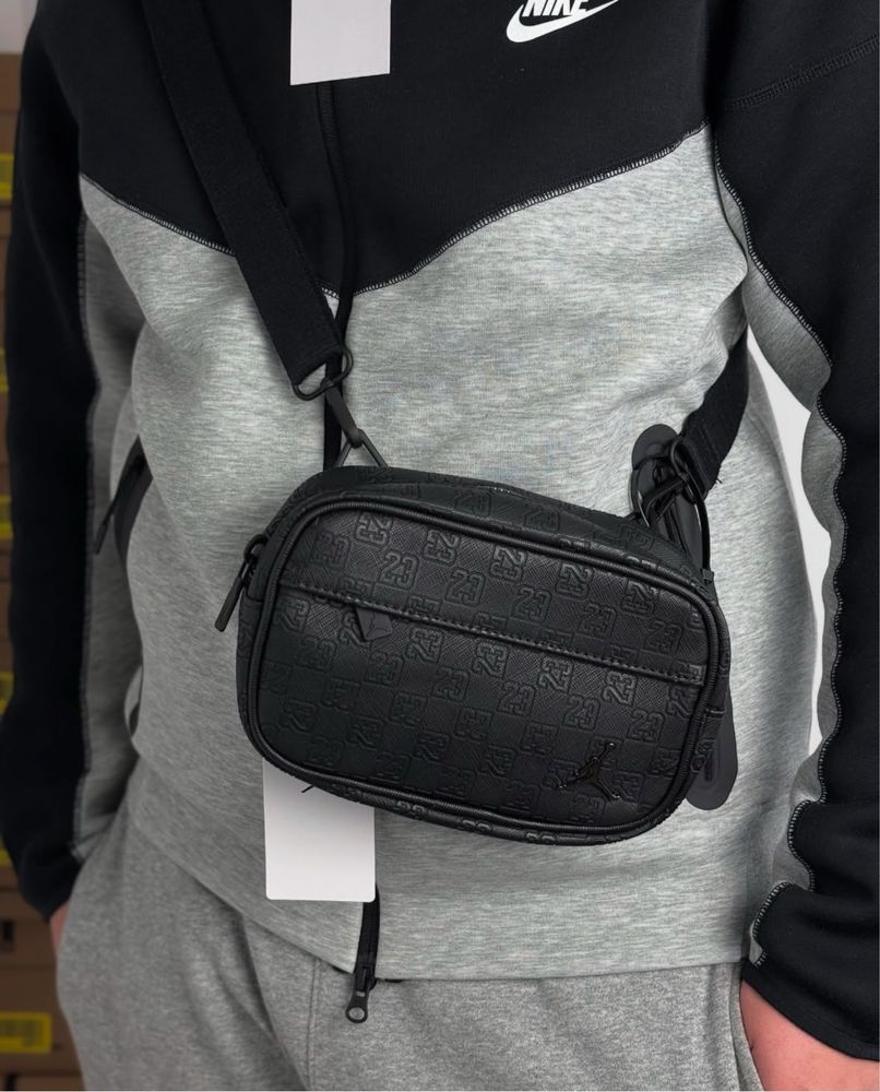 ОРИГІНАЛ | Сумка Jordan Monogram Bag Black джордан найк мессенджер