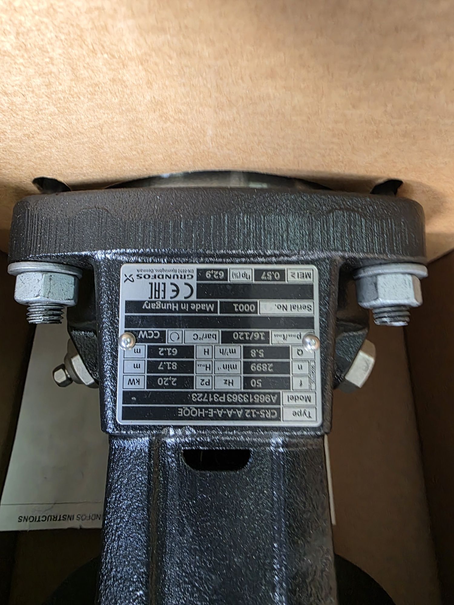 Pompa pionowa grundfos