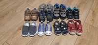Zestaw bucików 21, 22, 23 chłopiencych buty sandały
