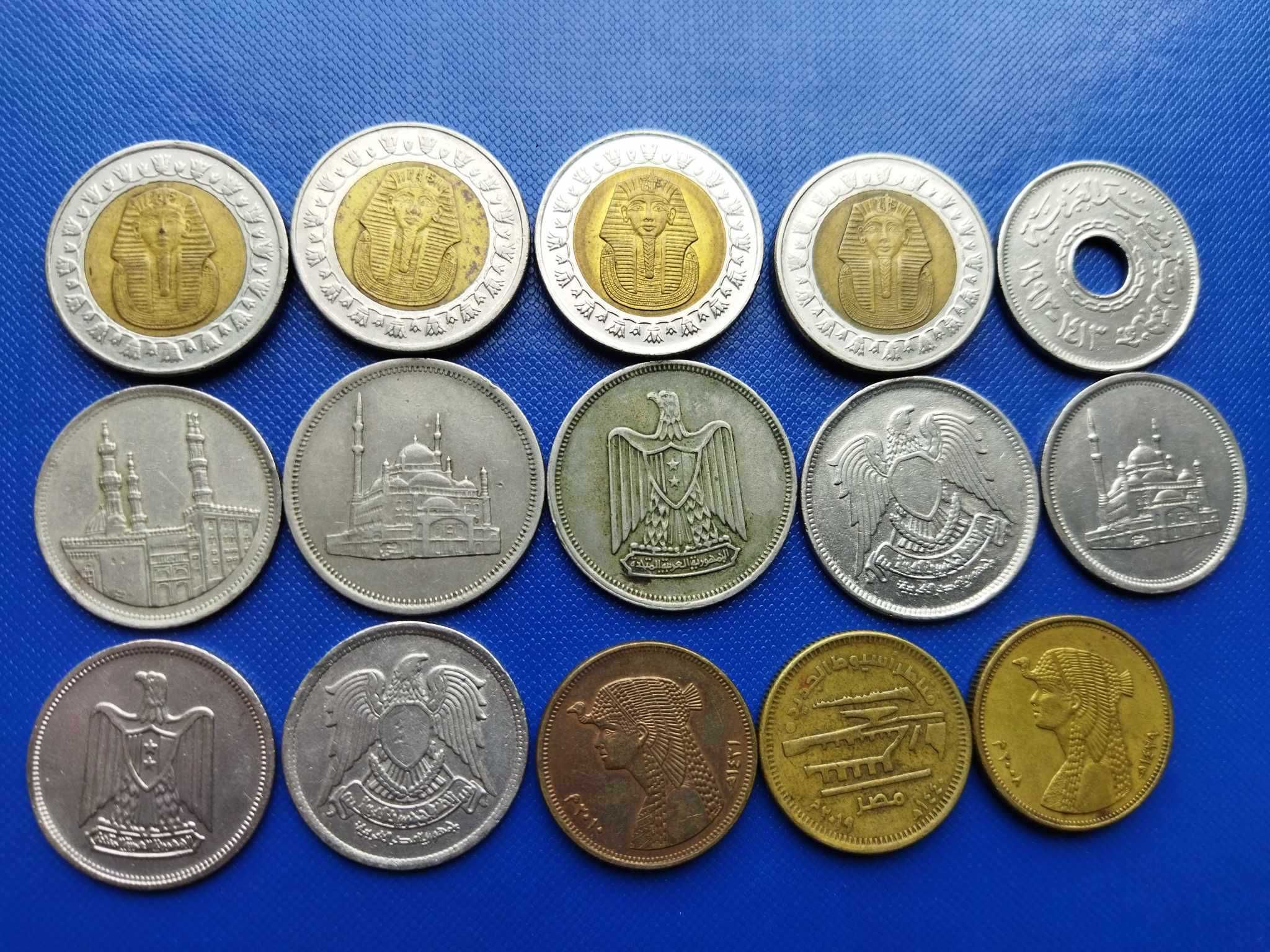 монеты Египта №1, Монголии №1