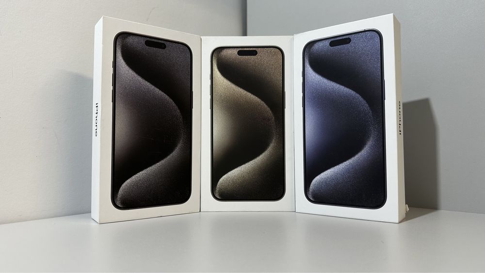 NOWY IPHONE 15 PRO MAX 512 biały, niebieski , BEZ RAT