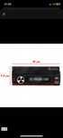 12V 1DIN Mobilne Radio  4x50W MP3 2x USB Bluetooth RGB
