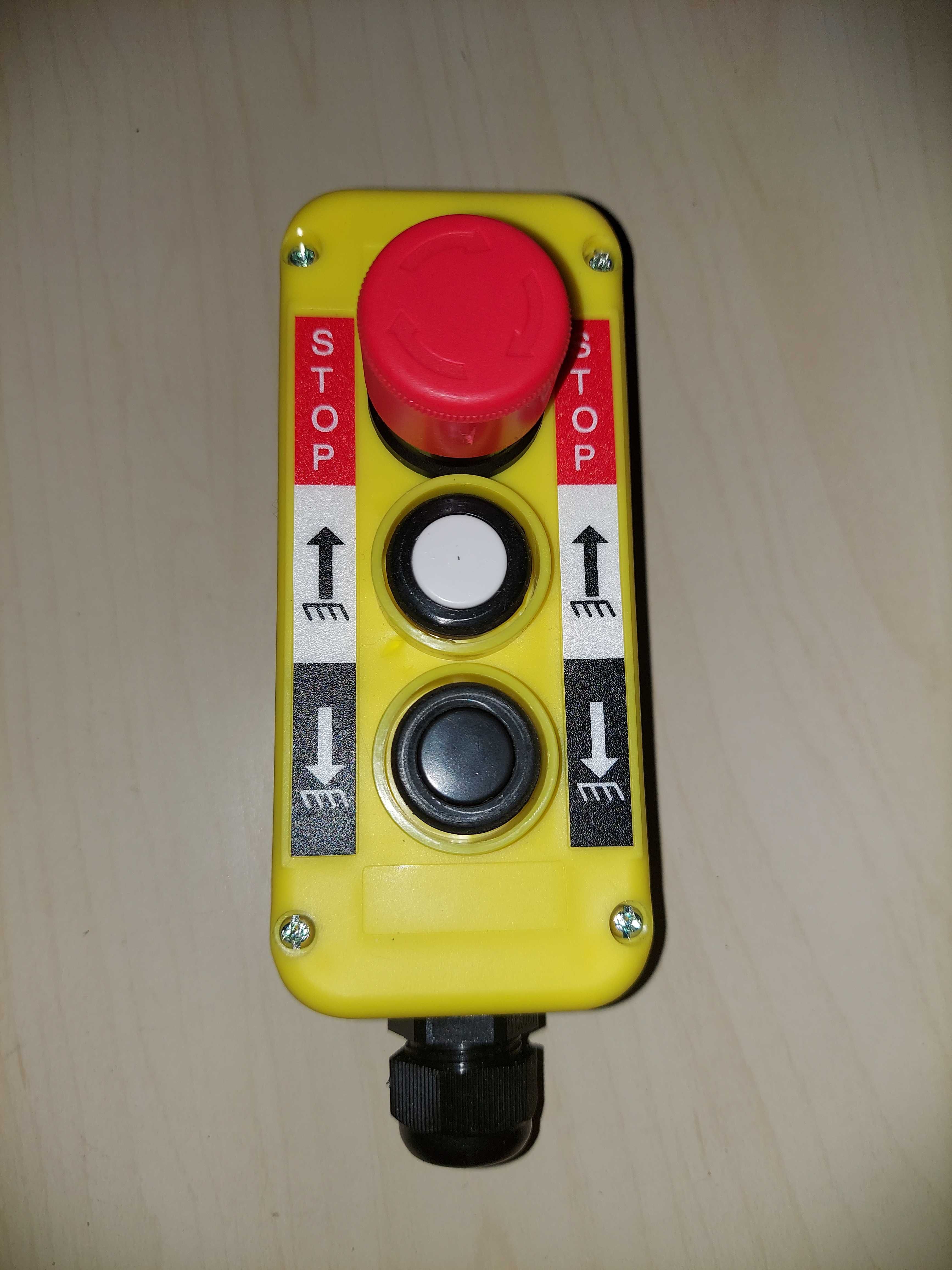 Interruptor de botão de paragem de emergência guincho botão elevador