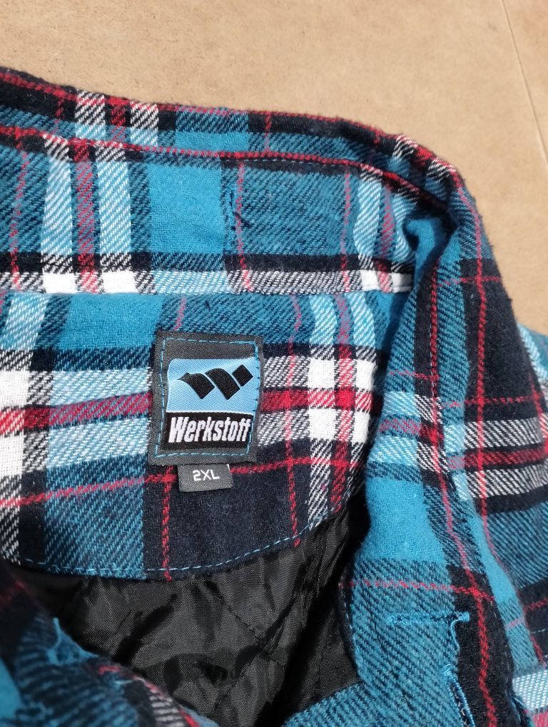рубашка рабочая теплая Werkstoff. размер 2XL