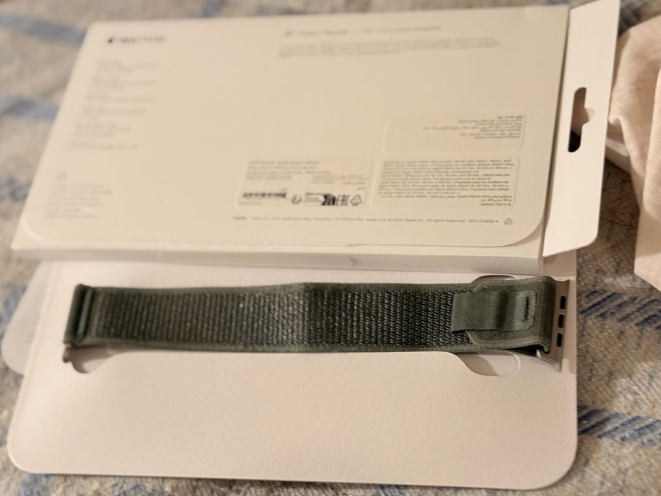 Pulseira Trail Titanio Natural Apple Watch Ultra 49mm, Verde Original
