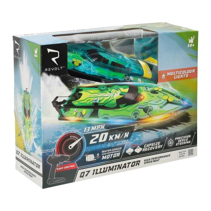 Motorówka RC REVOLT Q7 Illuminator ŁÓDŹ Zdalnie Sterowana LED 20km/h