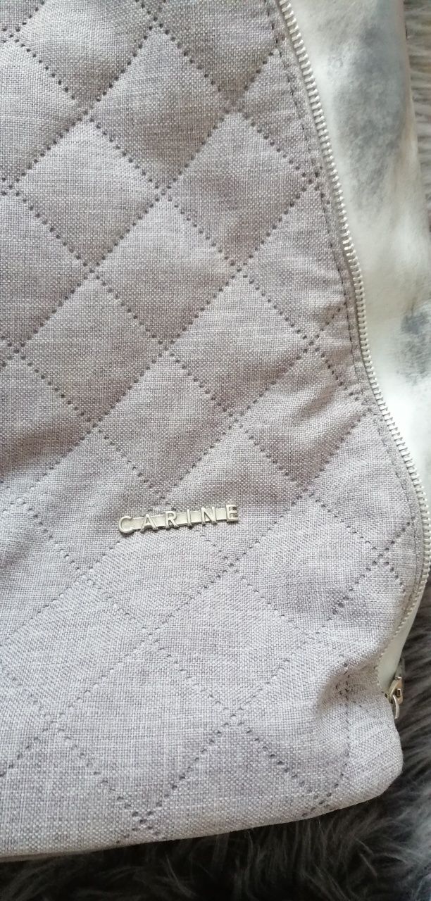 Torebka szara pikowana Carine
