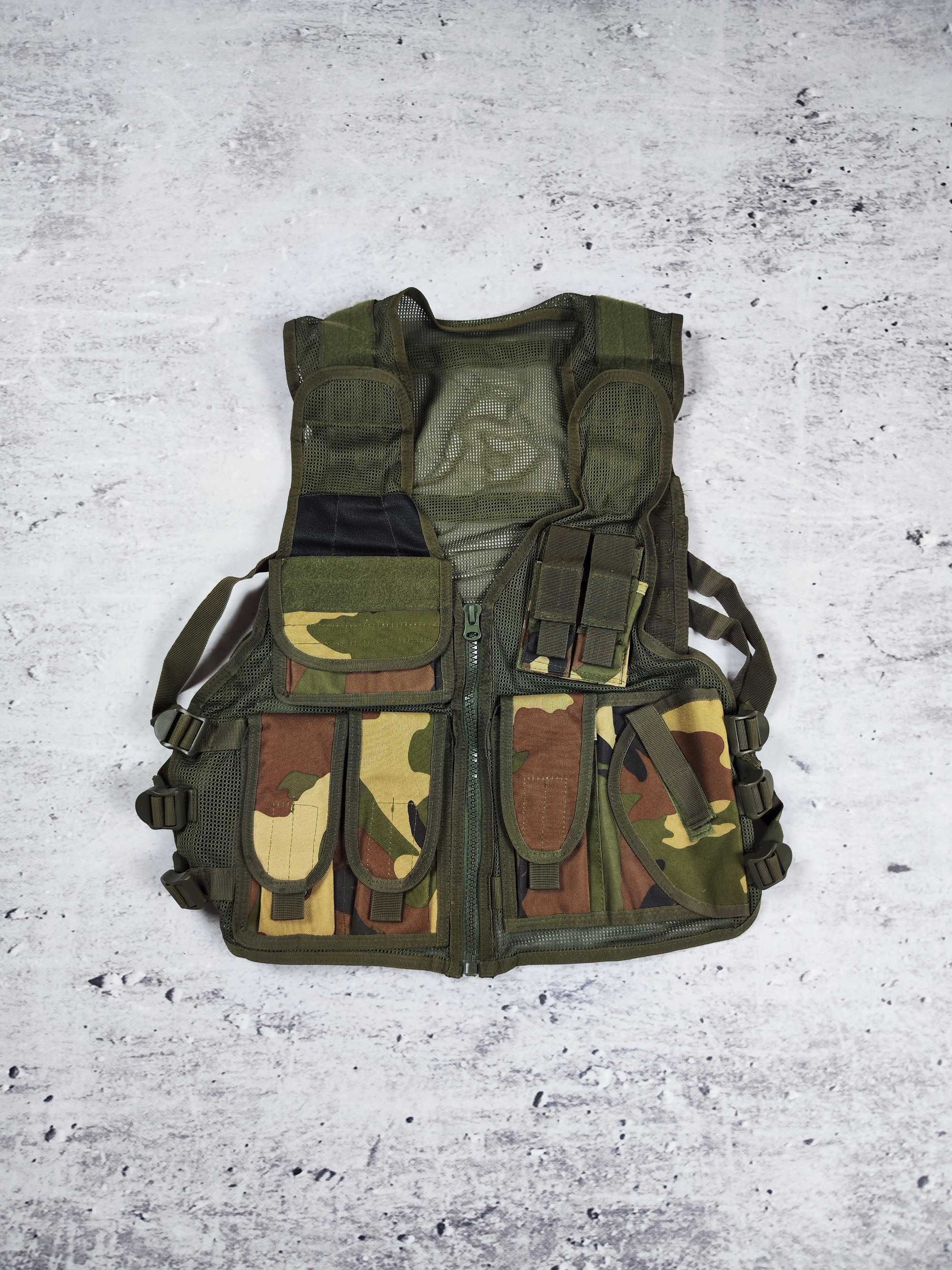 Kamizelka leśna tactical taktyczna moro camo r. S