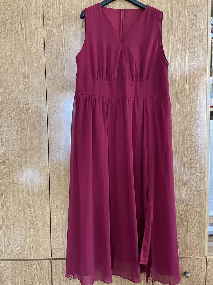 Vestido cerimonia bordeux