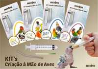 KIT's Criação à Mão de Aves - Seringa 10ml + 2 Ponteiras