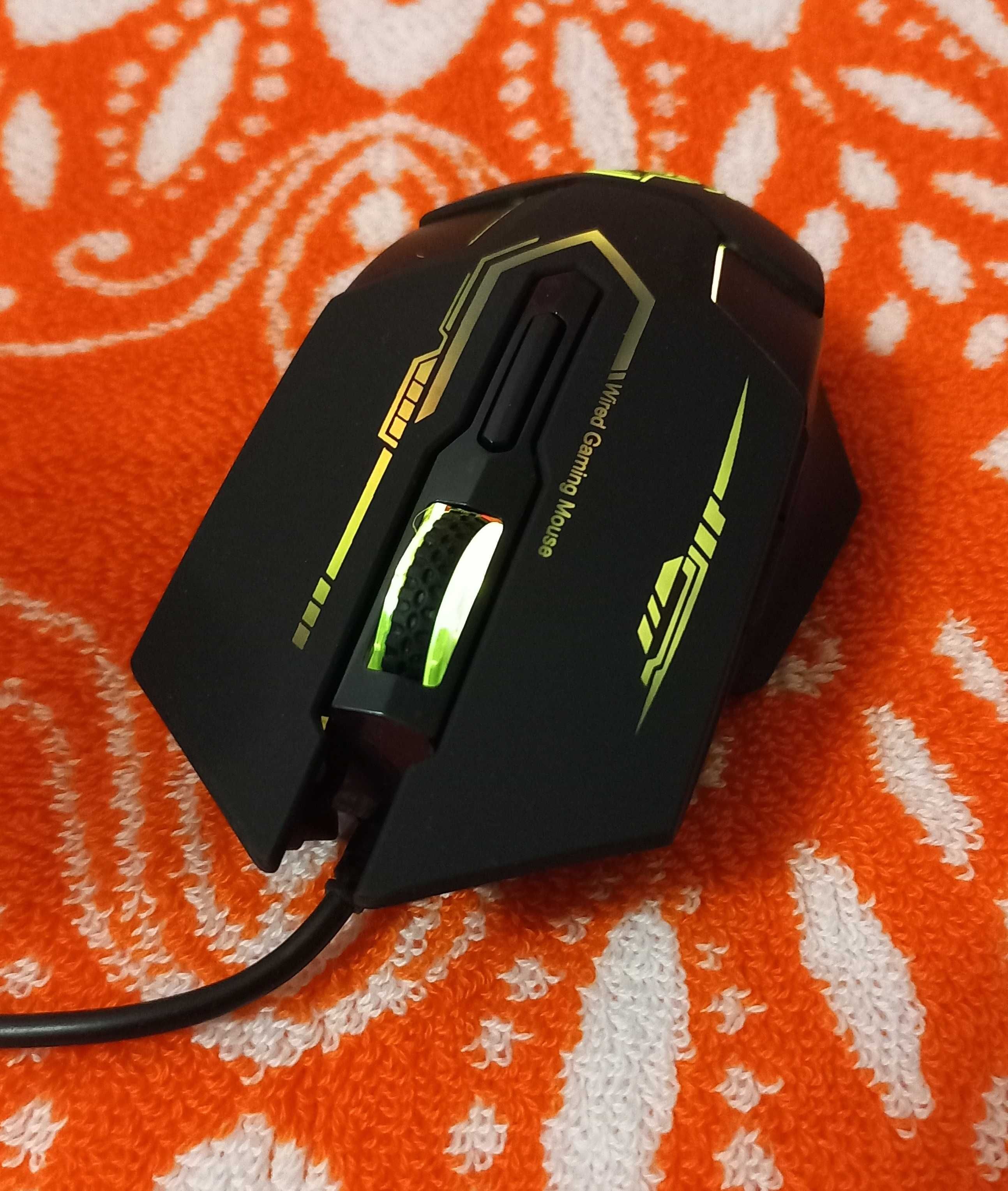 игровая 6D компьютерная мышь RGB Aigo Q825A