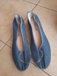 Buty trampki jeans na klinie na koturnie r 37