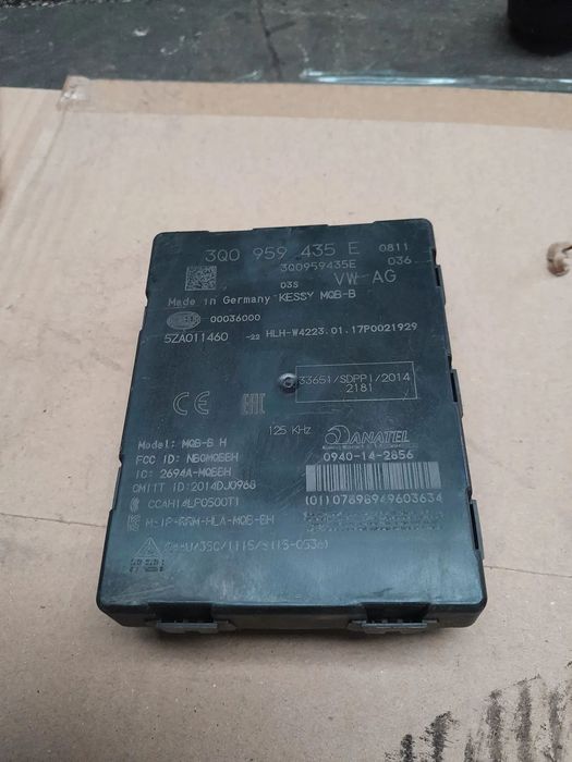 Moduł KESSY 3Q0959435E !! Volkswagen Tiguan II 2 R-Line 2.0 tdi przed liftem !!