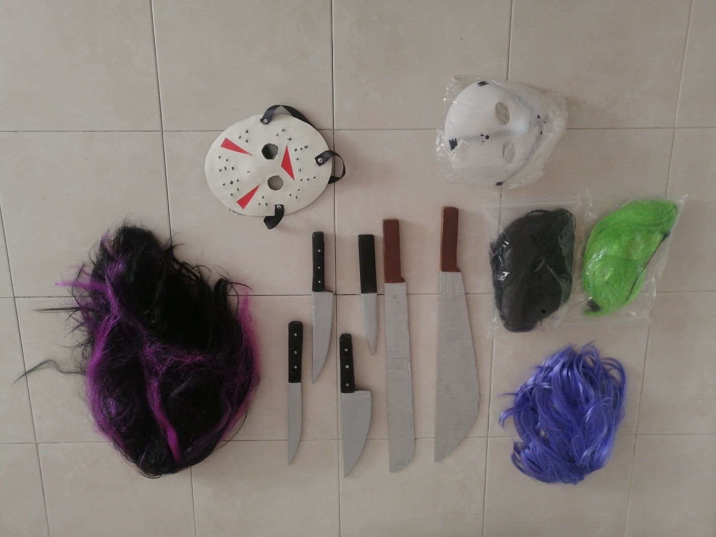 Props e Acessórios Cosplay/Carnaval/Halloween