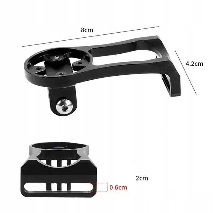 Aluminiowy uchwyt na mostek do licznika Magene Garmin Bryton Cateye Go