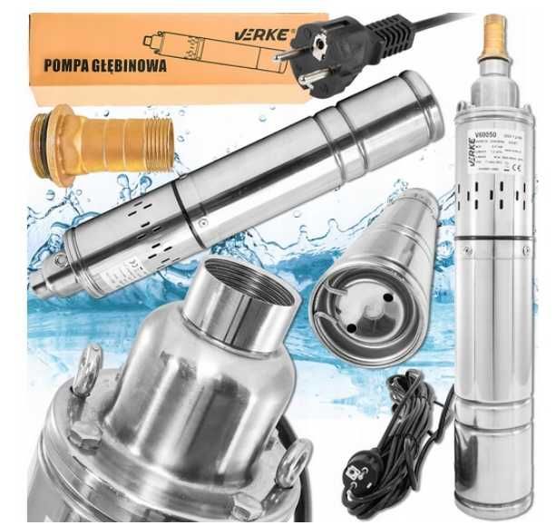 Pompa głębinowa śrubowa wody 0,55kw 1800l/h Verke