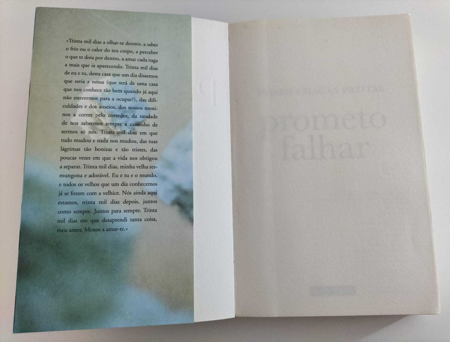 "Prometo Falhar", Pedro Chagas Freitas