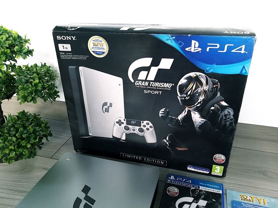 Ps4 Slim 1TB Limited Gran Turismo Komplet Jak Nowy Playstation4