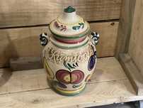 Pojemnik-Garnek Ceramiczny- Rumtopf z pokrywą