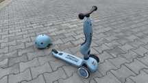 Hulajnoga z kaskiem dla dzieci Rowerek 2w1 Scoot and Ride trójkołowa