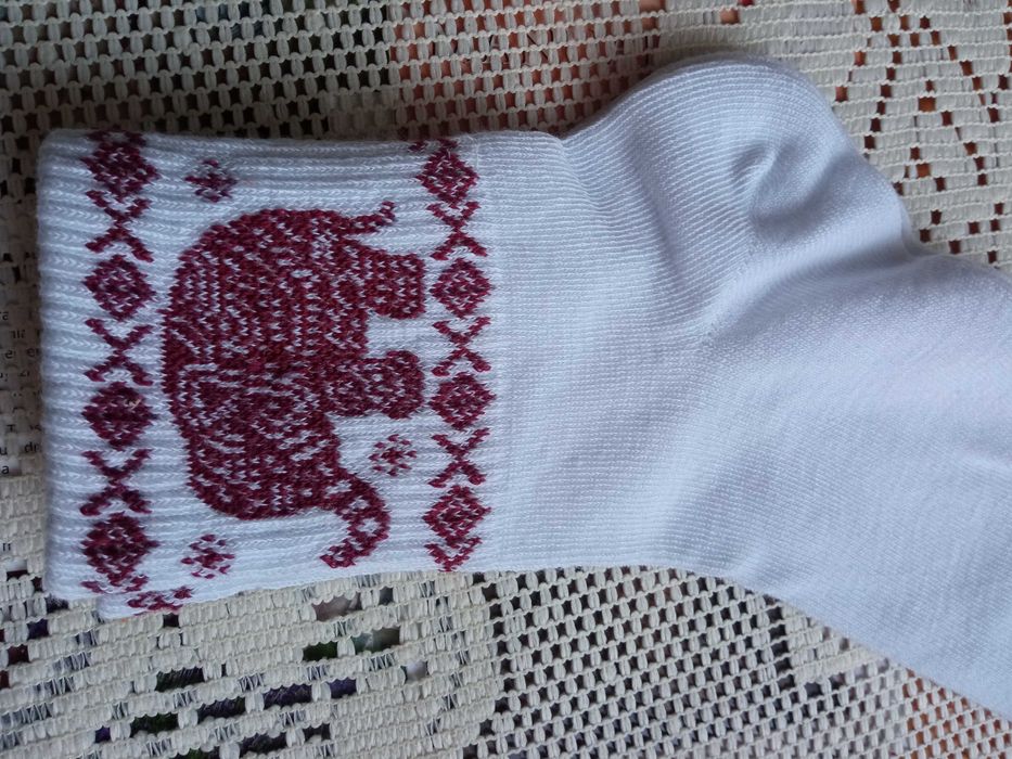 Nowe skarpetki w słonie Tajskie skarpetki P&M Socks M 39-42