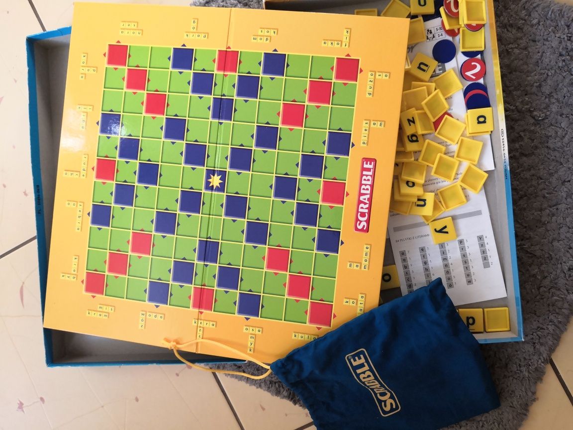 Scrabble junior Mattel gra oryginalna