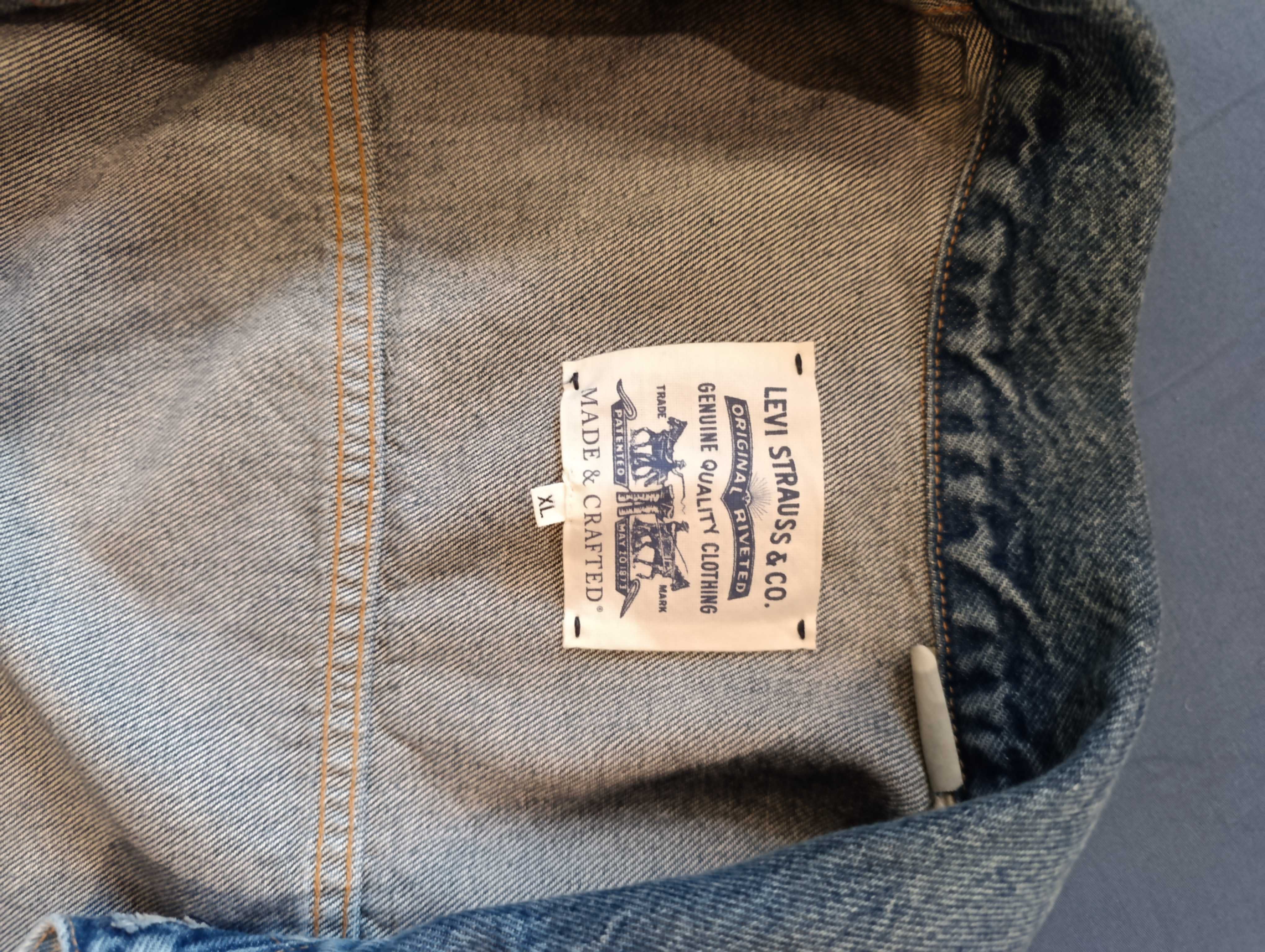 Kurtka Trucker o luźnym kroju, r. XL