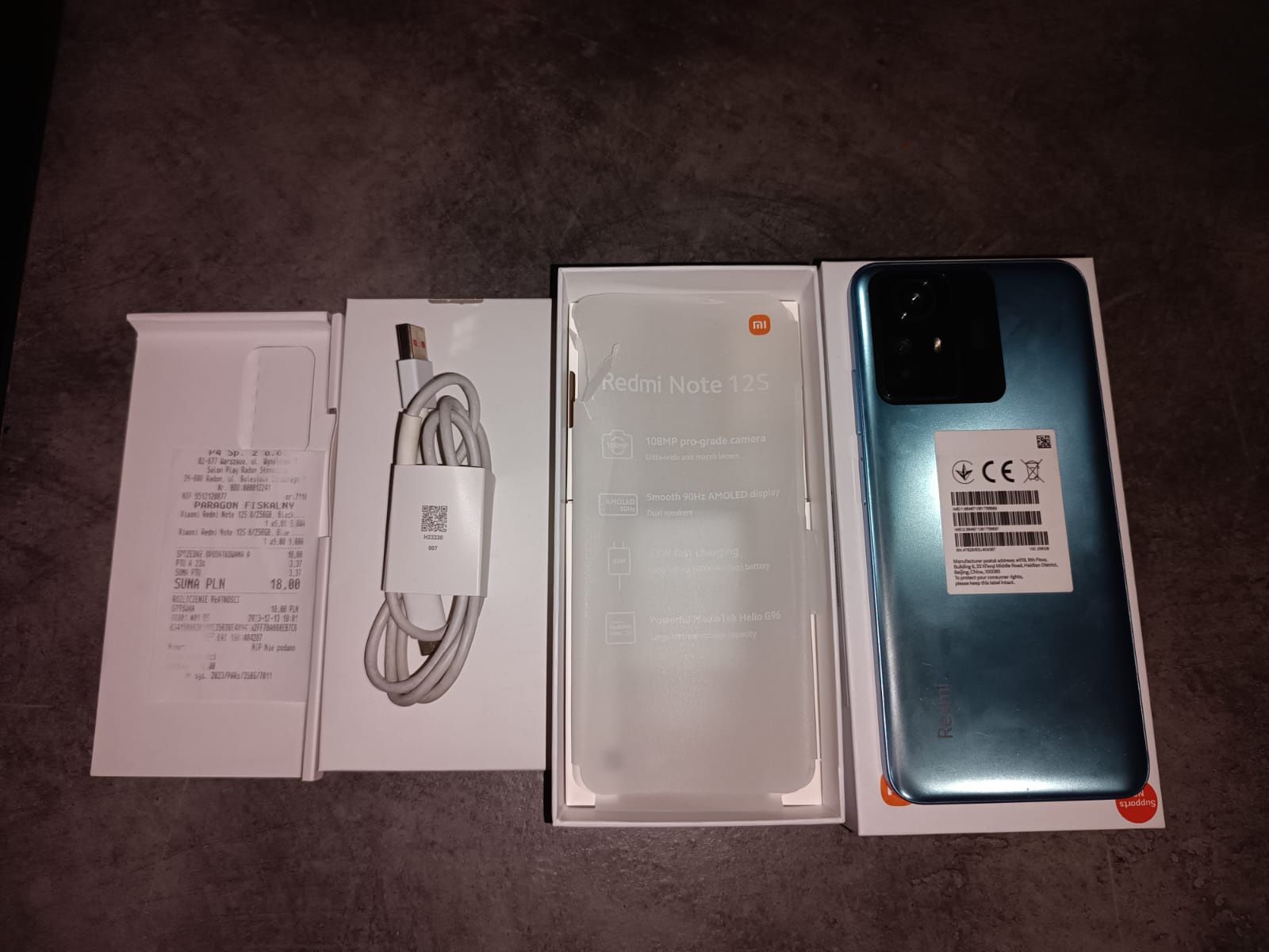 Smartfon XIAOMI Redmi Note 12S 8/256GB