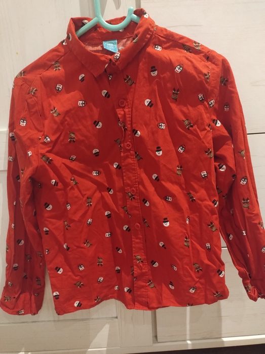 Koszula świąteczna r. 128