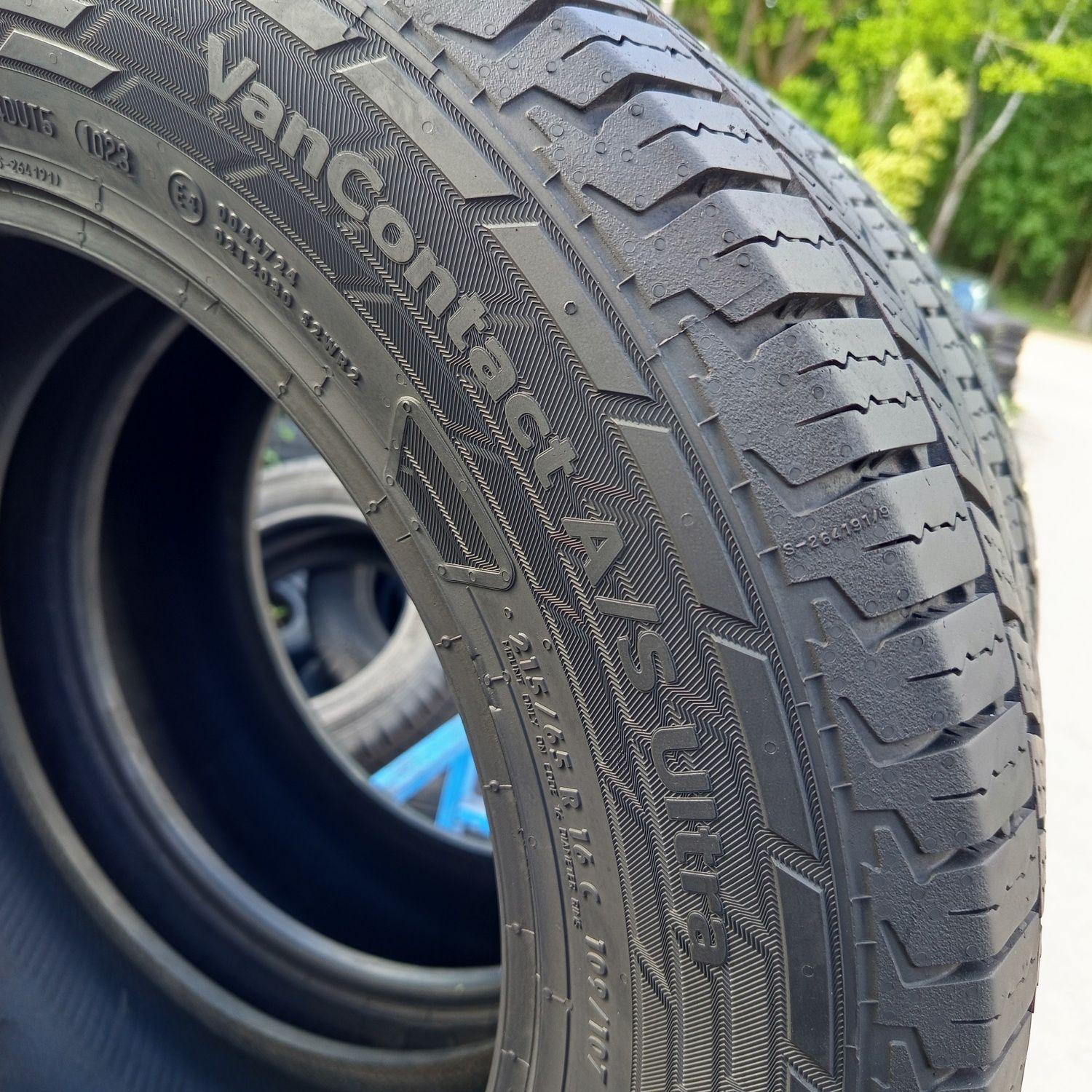 215/65r16C Continental VanContact A/S Ultra z 2023r 8mm