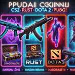 Продаж скінів CS:GO, Rust, PUBG, Dota 2