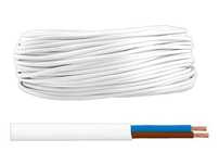 Nowy przewód elektryczny kabel OMY 2x0.5 300/300V, okrągły, 100m.