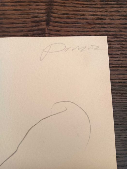 Serigrafia de Júlio Pomar numerada e assinada