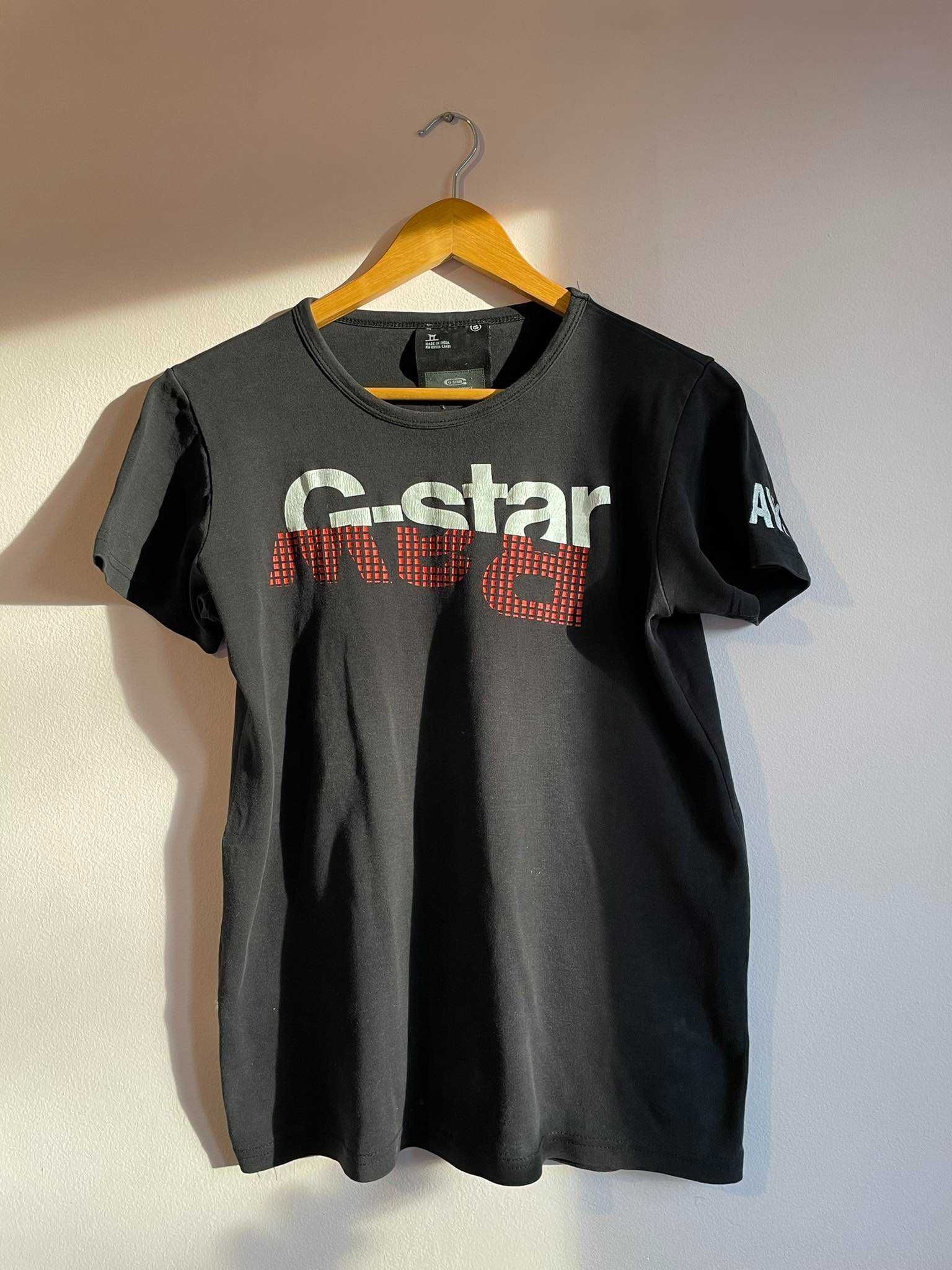 T-shirt G-Star Raw M Czarny