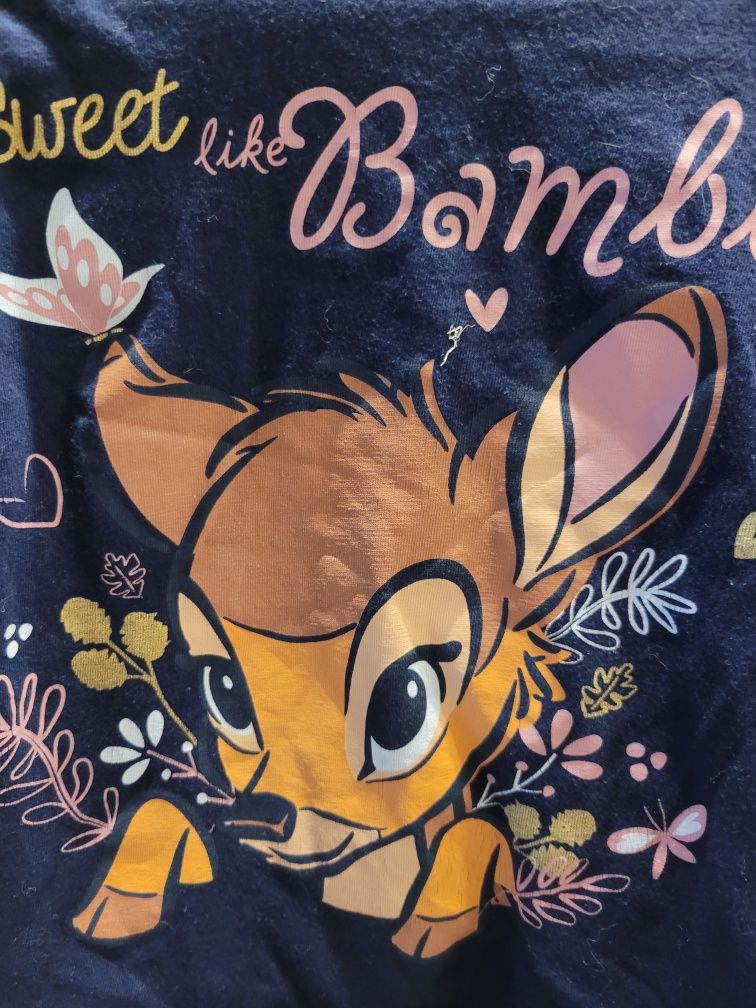 T-shirt długi rękaw Bambi dla dziewczynki