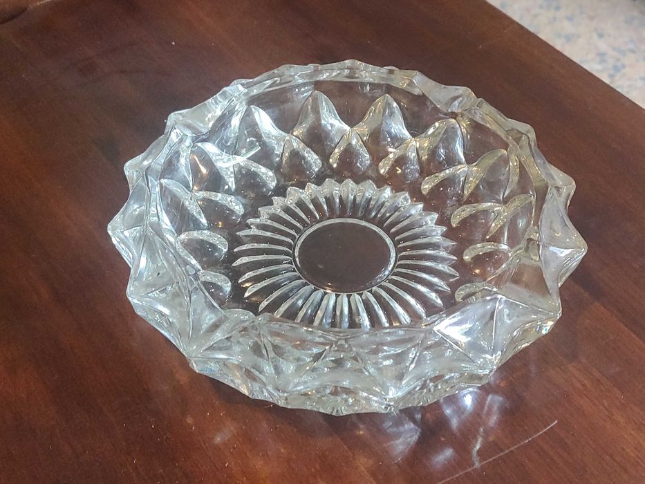 Prato/cinzeiro de vidro