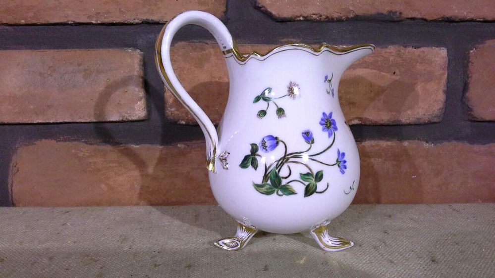 Królewska Porcelana MEISSEN, MIŚNIA, Mlecznik Saksoński 0,5 l, Piękny