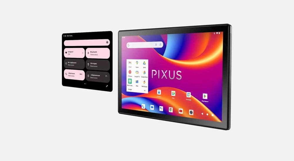 Планшет Pixus Line 10,1 HD IPS 6/128GB Wi-Fi + 4G LTE 6600 mAh графіт