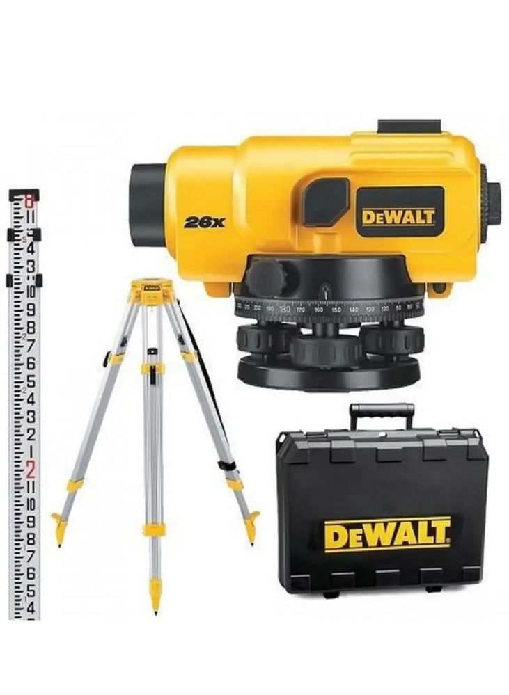 Рівень лазерний оптичний нівелір DeWALT (DW096PK) оренда прокат