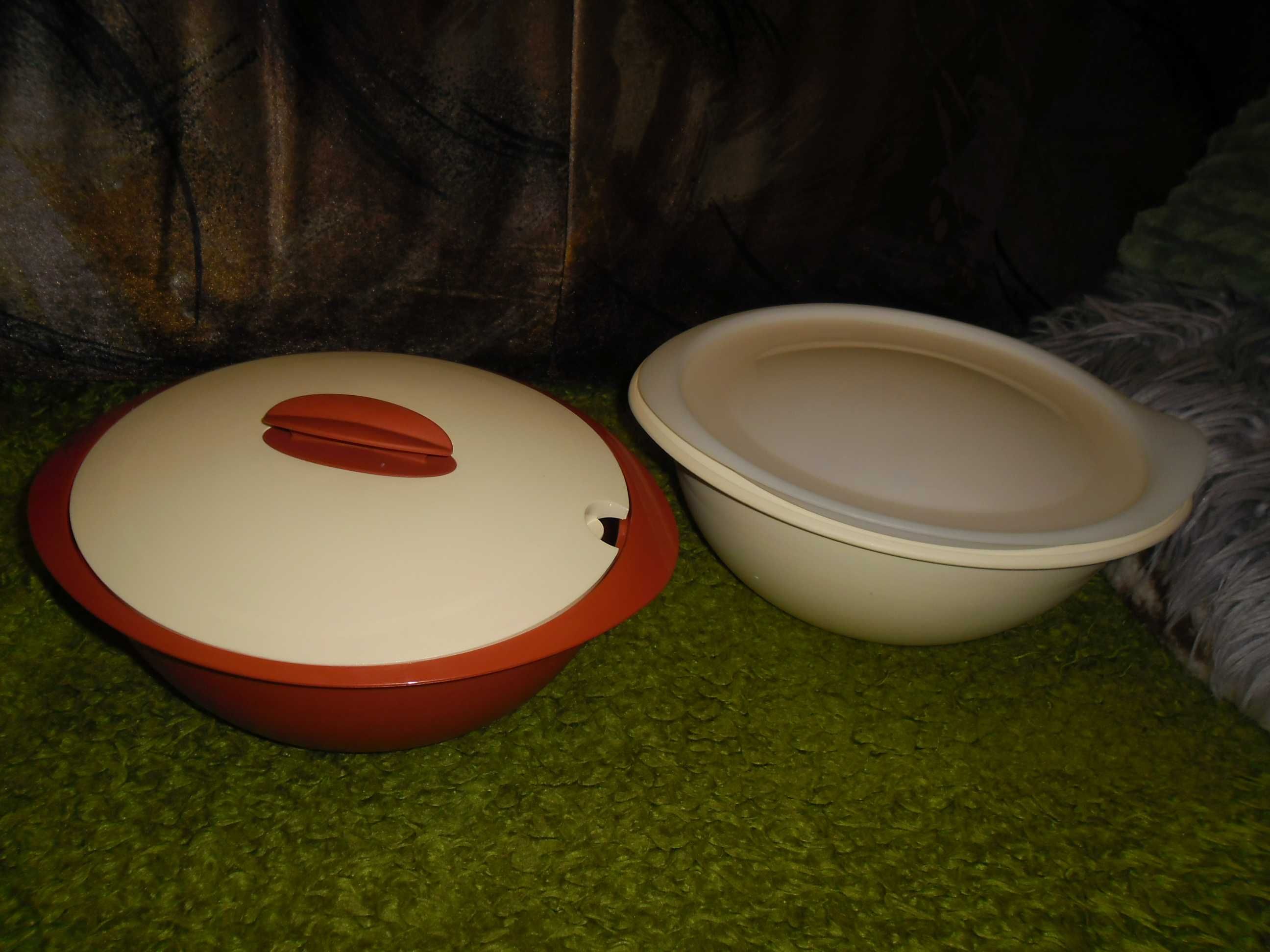 piękna zastawa księżycowa z Tupperware  nowa