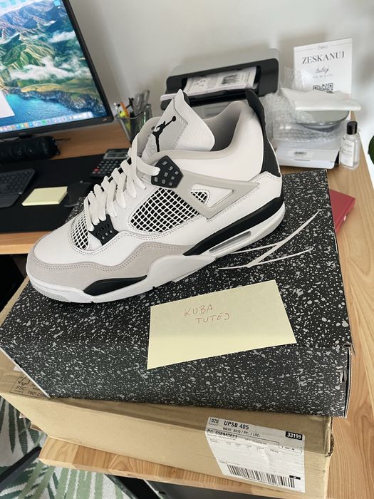 Buty Nike Air Jordan 4 Military Black Retro Dowod zakupu